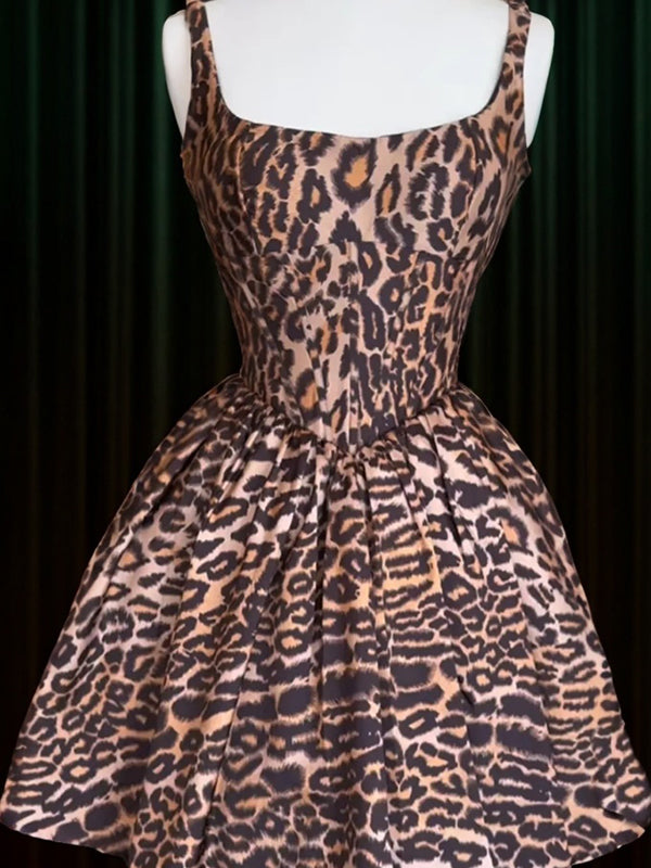 A-line Straps Short/Mini Dress