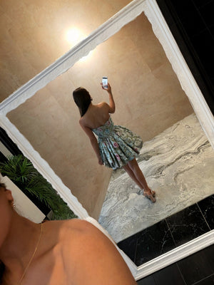 A-line Straight Short/Mini Corset Dress