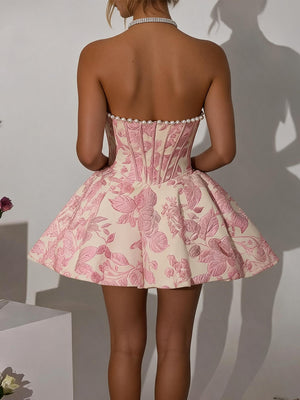A-line/Princess Straight Cascading Ruffles Short/Mini Homecoming Dresses