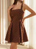 A-line/Princess Straps Pleated Short/Mini Homecoming Dresses