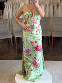 Sheath/Column Straight Pleated Floor-Length Mother of the Bride Dresses