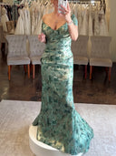 Sheath/Column Off-the-Shoulder Pleated Floor-Length Mother of the Bride Dresses