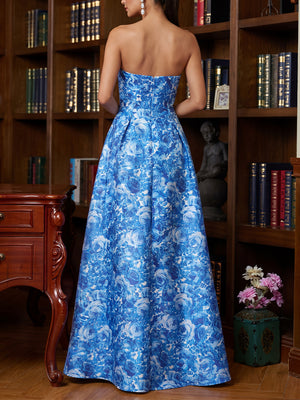 A-line/Princess Straight Pleated Floor-Length Satin Mother of the Bride Dresses