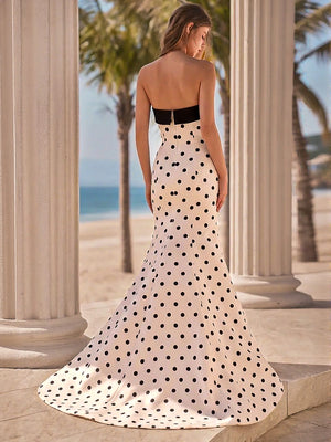 Sheath Straight Sweep Train Other Corset Prom Dress