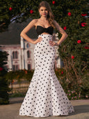 Mermaid Sweetheart Sweep Train Other Corset Prom Dress